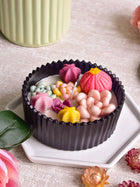 Cacti & Echeveria Black Jar Candle