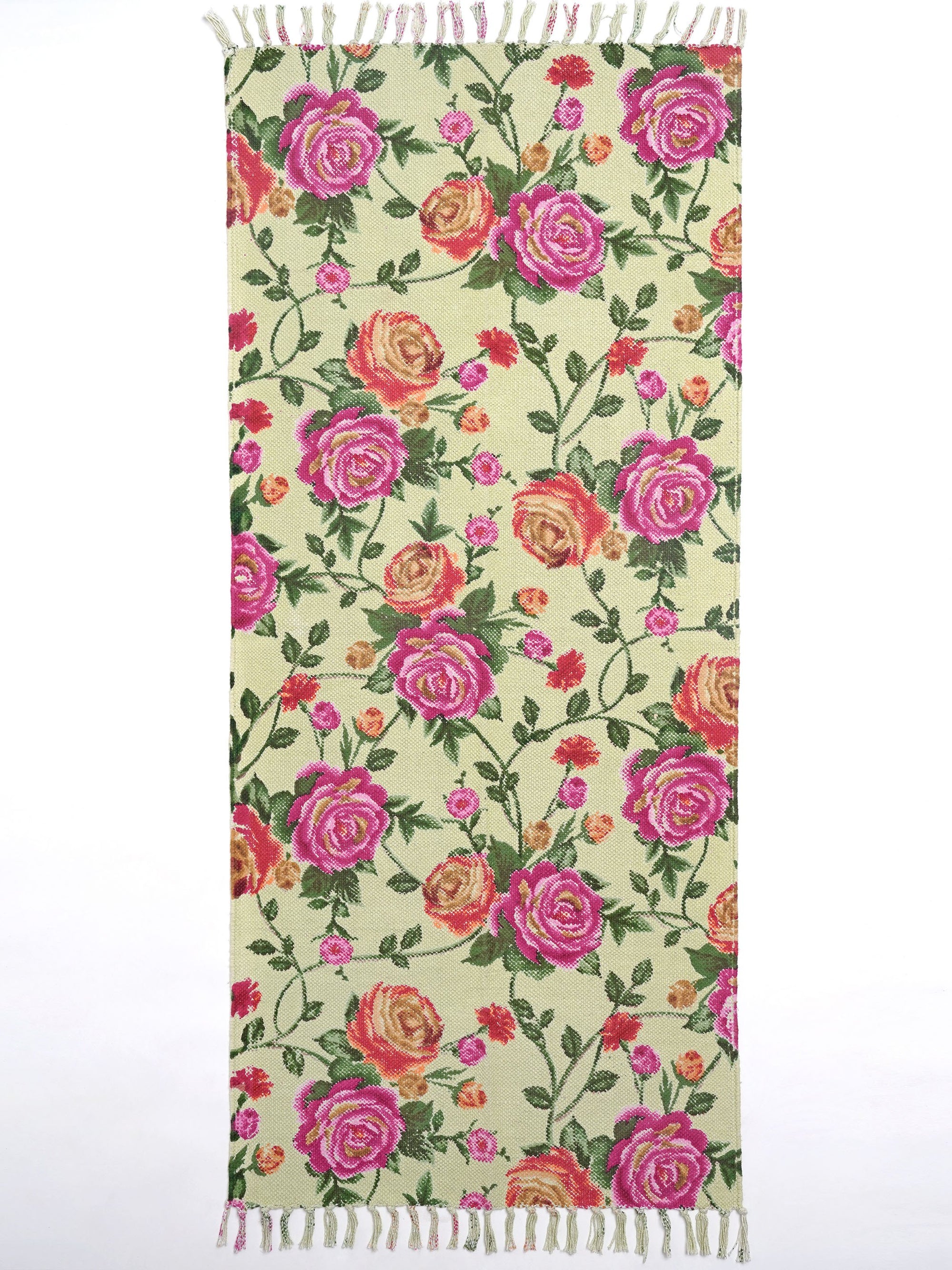 Summer Garden Cotton Rug