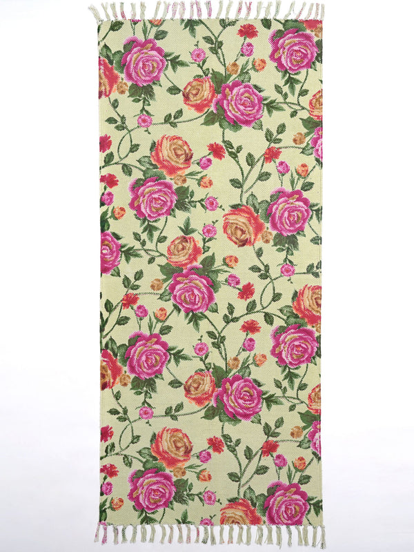 Summer Garden Cotton Rug