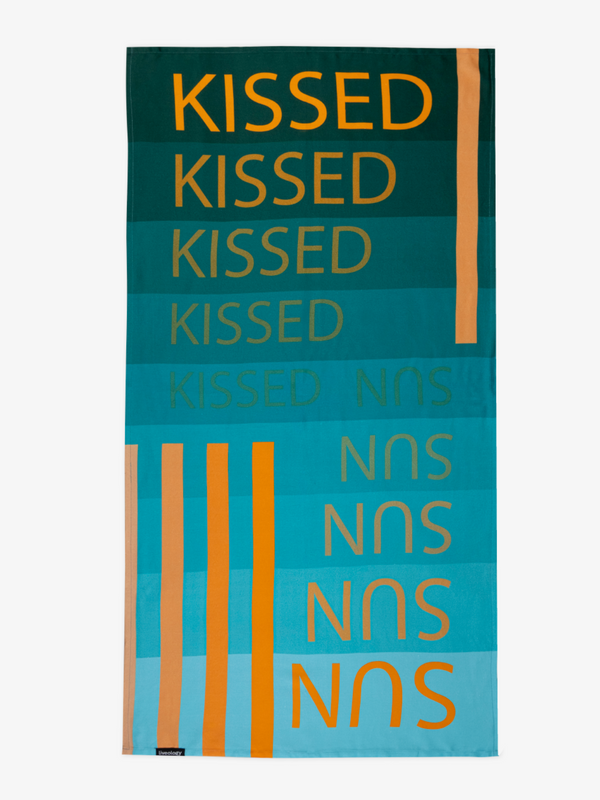Sun Kissed Printed Beach Towel