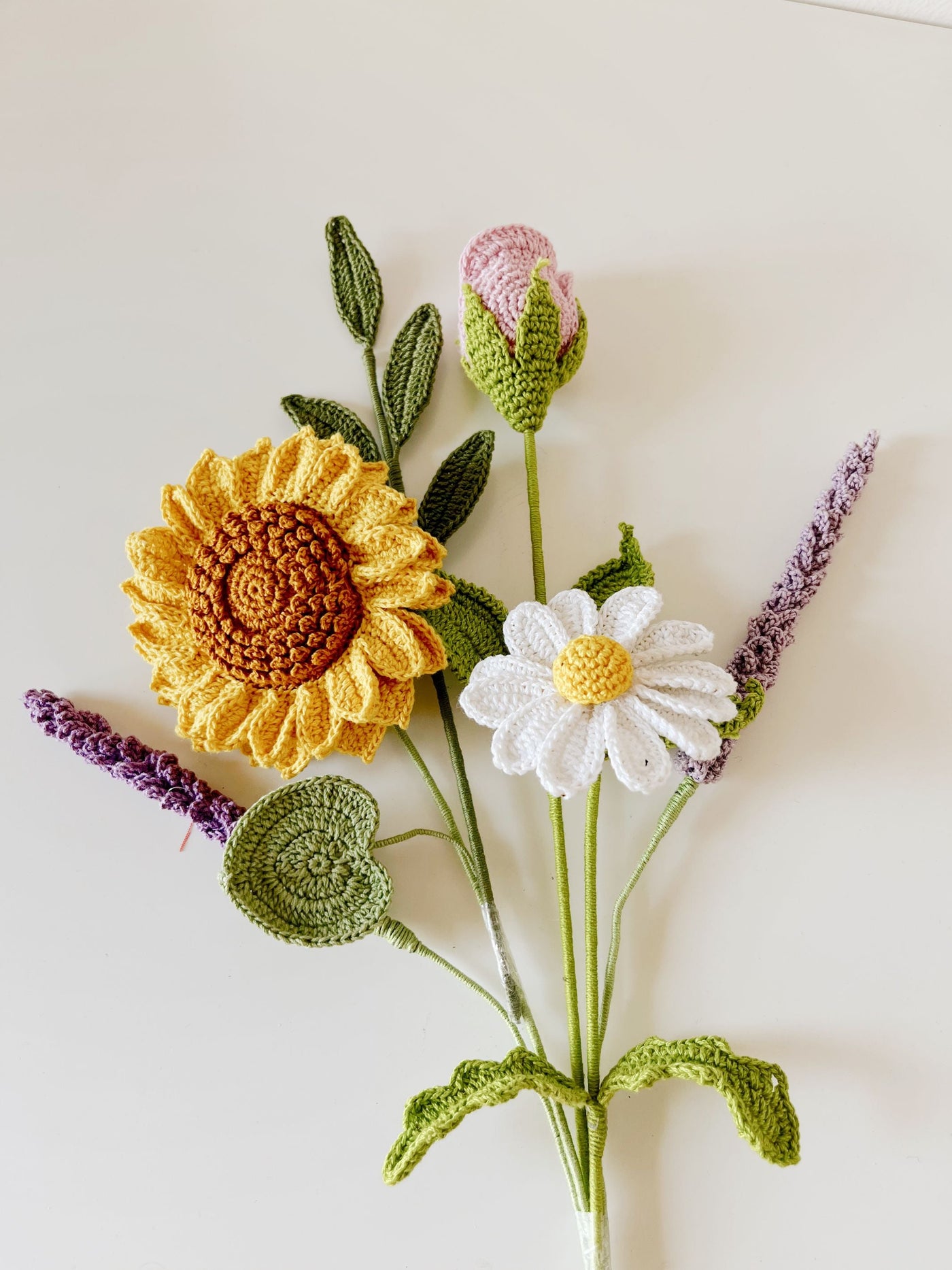 Crochet Sunflower Bouquet