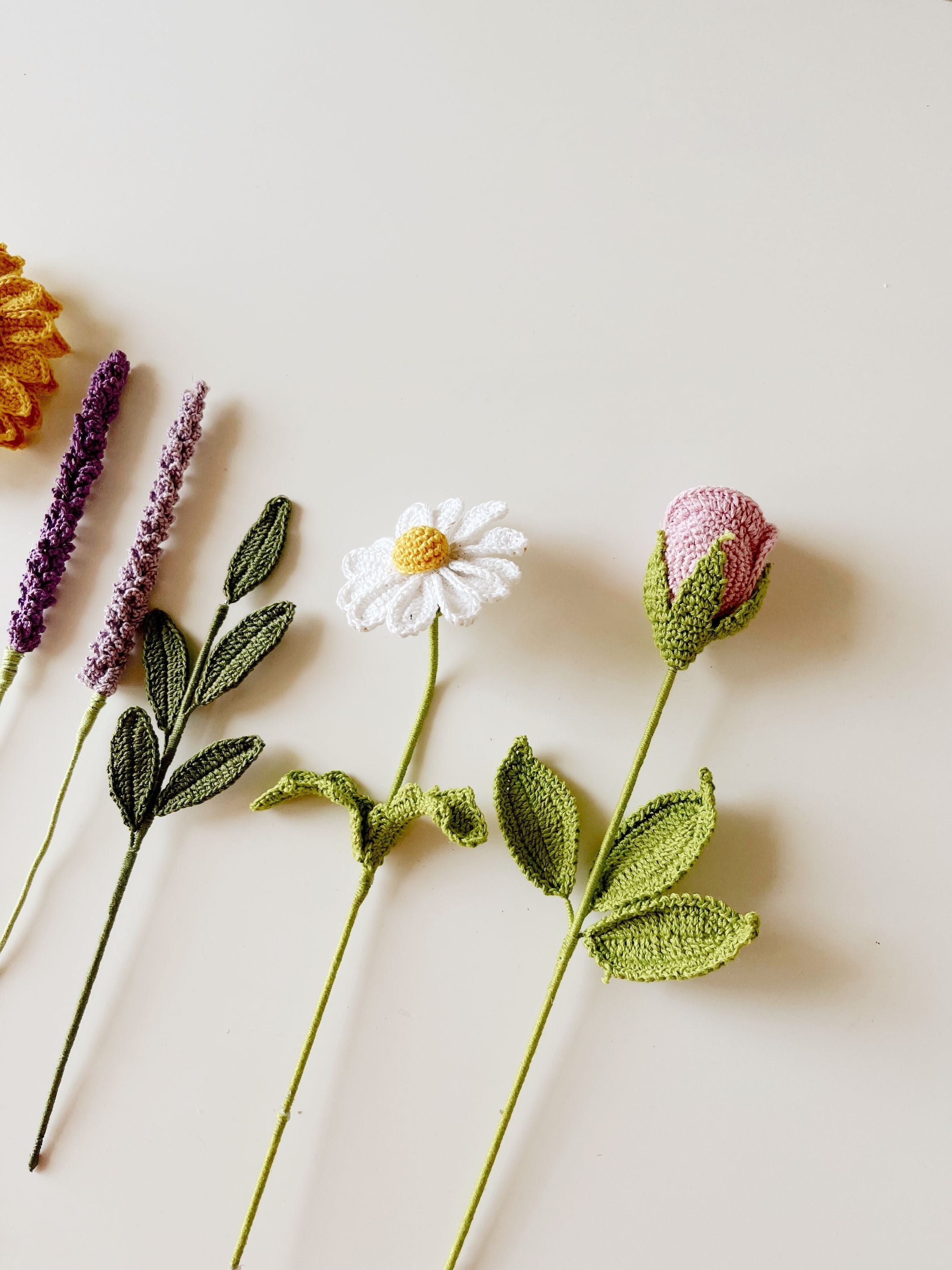 Crochet Sunflower Bouquet