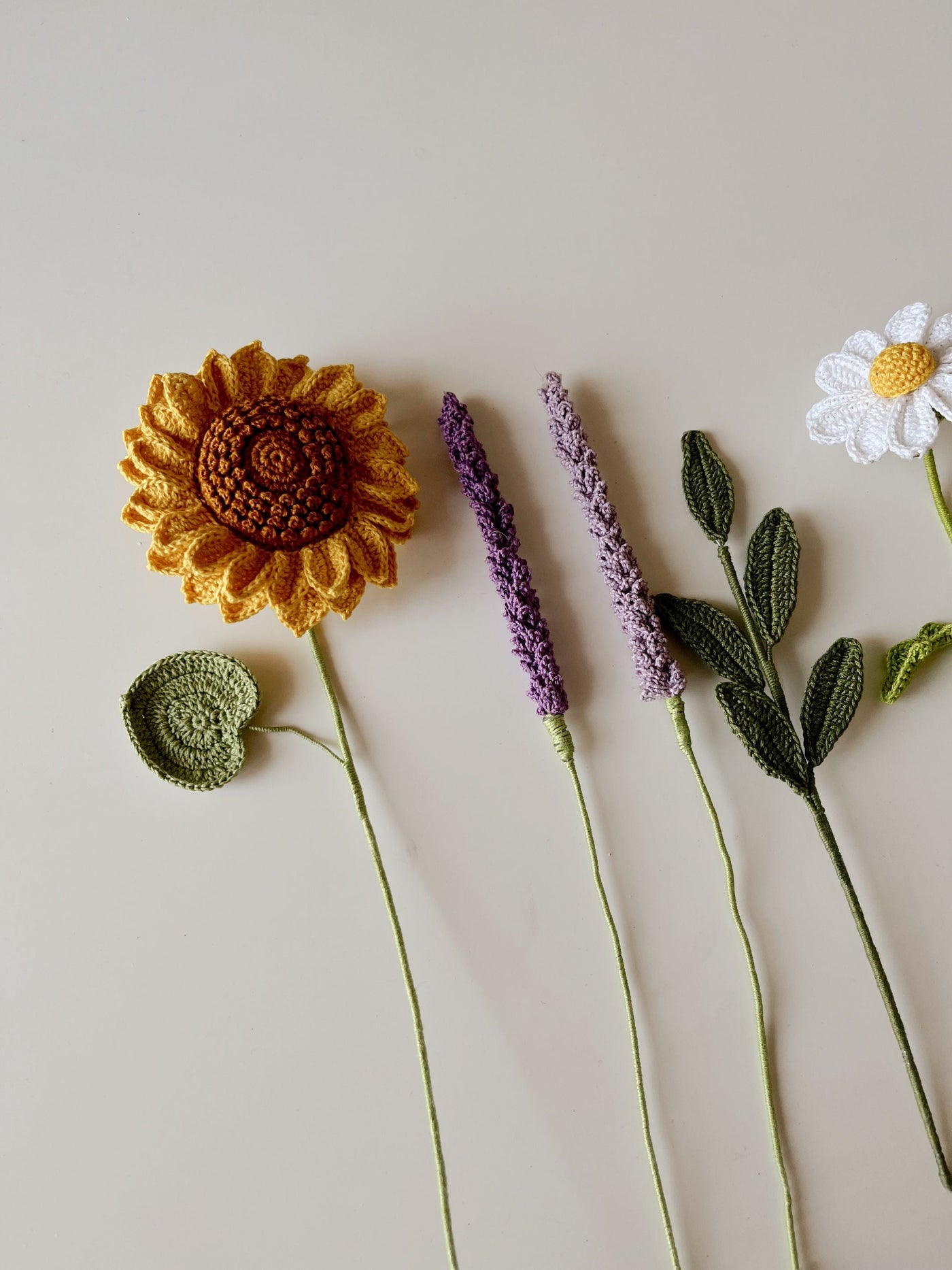 Crochet Sunflower Bouquet