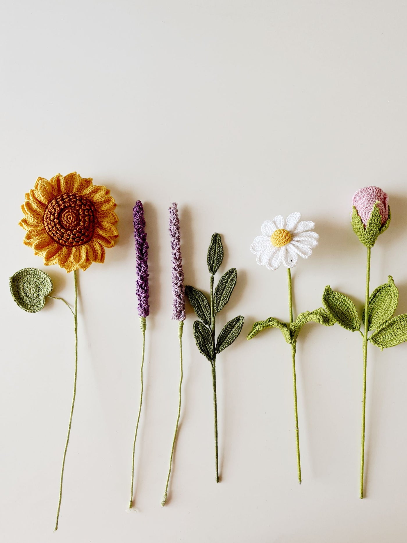 Crochet Sunflower Bouquet