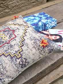 Cushion Cover - Tabriz Embroidered Cotton