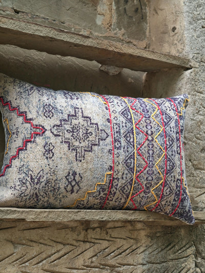 Pillow  Cover - Tabriz Embroidered