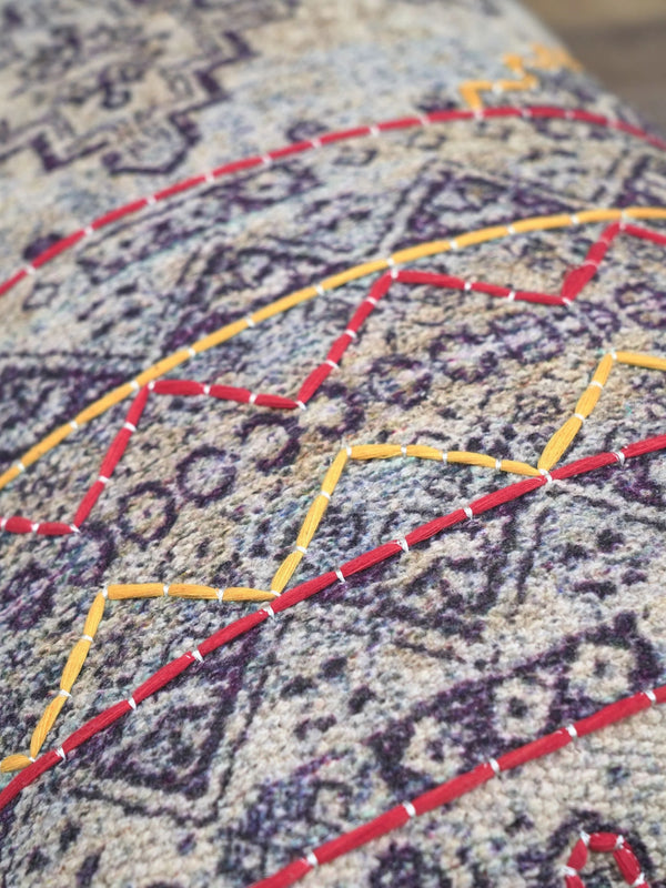 Pillow  Cover - Tabriz Embroidered