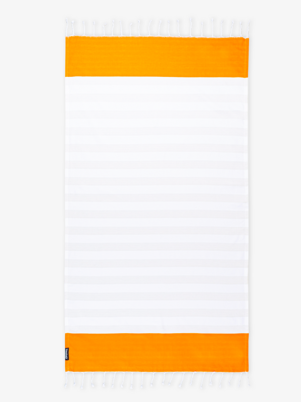 Tangerine Woven Beach Towel