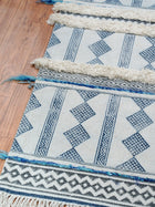Tetragon Shag Cotton Rug