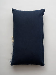 Cushion Cover - Textured Indigo Tassel