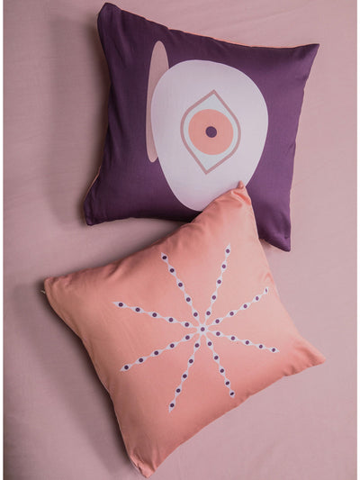 The Basharat Cushion Covers In Clay Pink