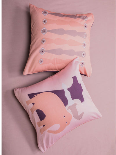 The Basharat Cushion Covers In Clay Pink