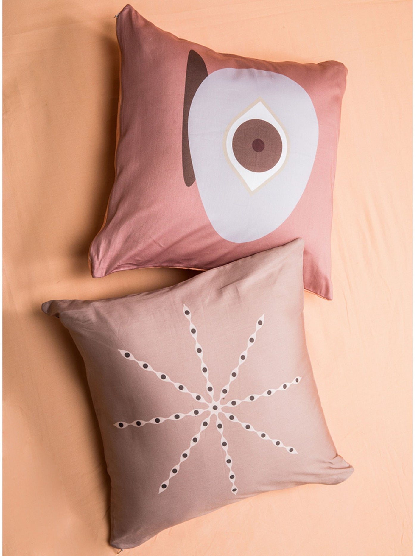 The Basharat Cushion Covers In Earth