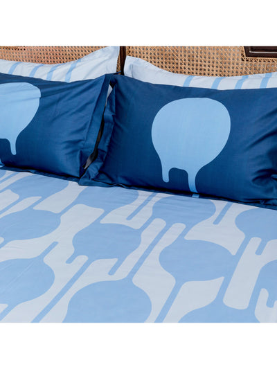 Bedsheet - The Dripdrip In Baltic Blue