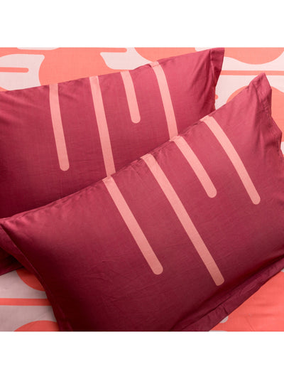 The Dripdrip Bedsheet In Coral