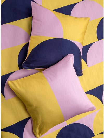 The Echo Cushion Covers In Pop Yellow