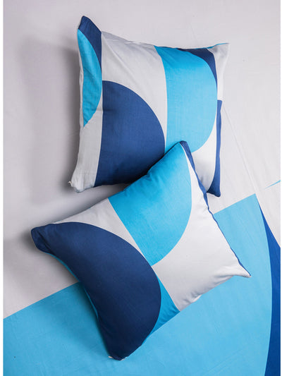 The Echo Cushion Covers In Swim Blue