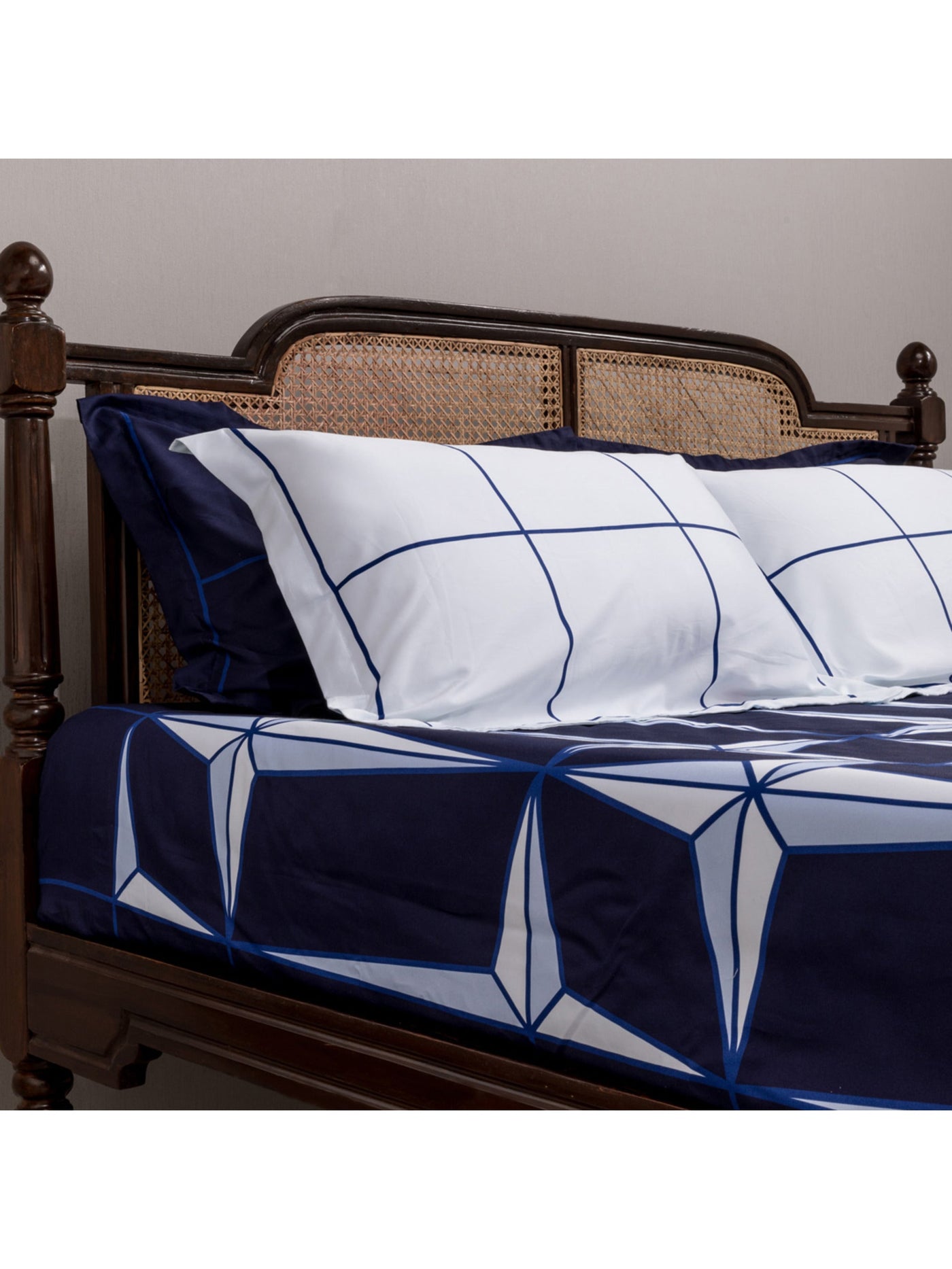 Bedsheet - The Holy Azulejos In Deep Blue