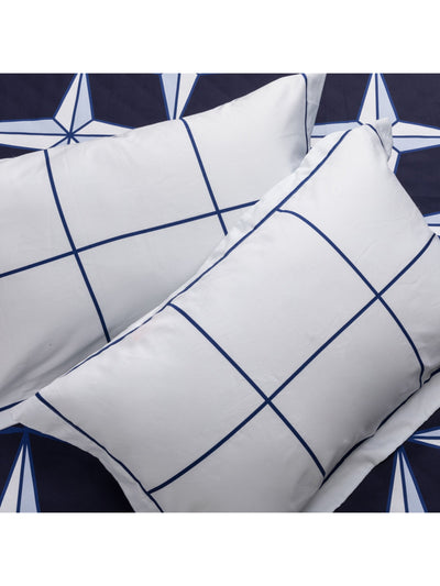 The Holy Azulejos Bedsheet In Deep Blue
