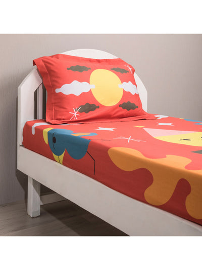 Bedsheet - The Into The Unknown In Tomato Copy