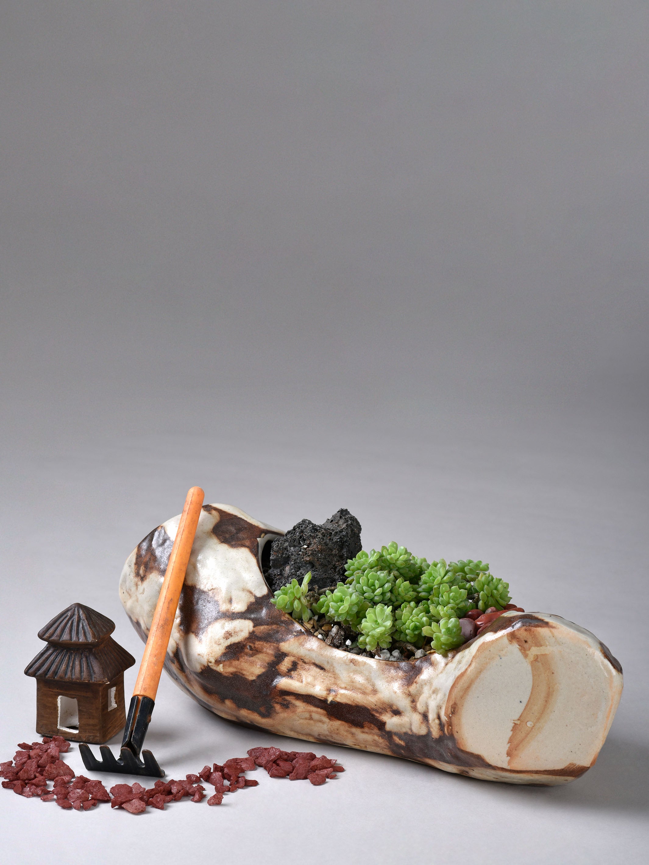 Tree Trunk Planter