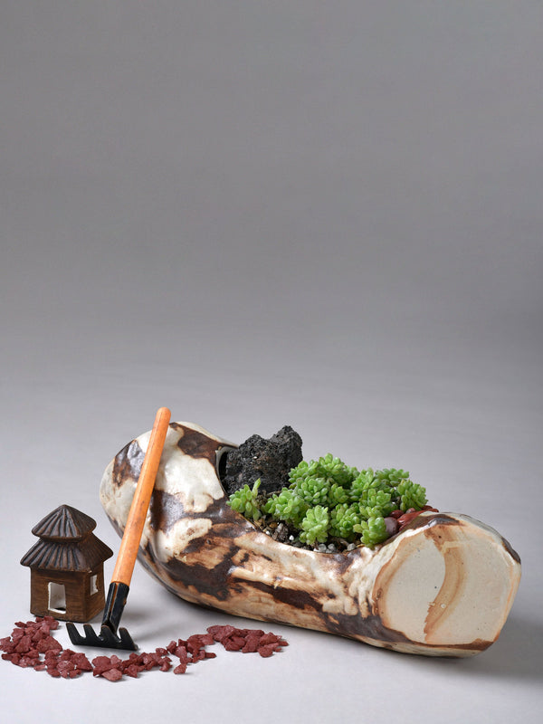 Tree Trunk Planter