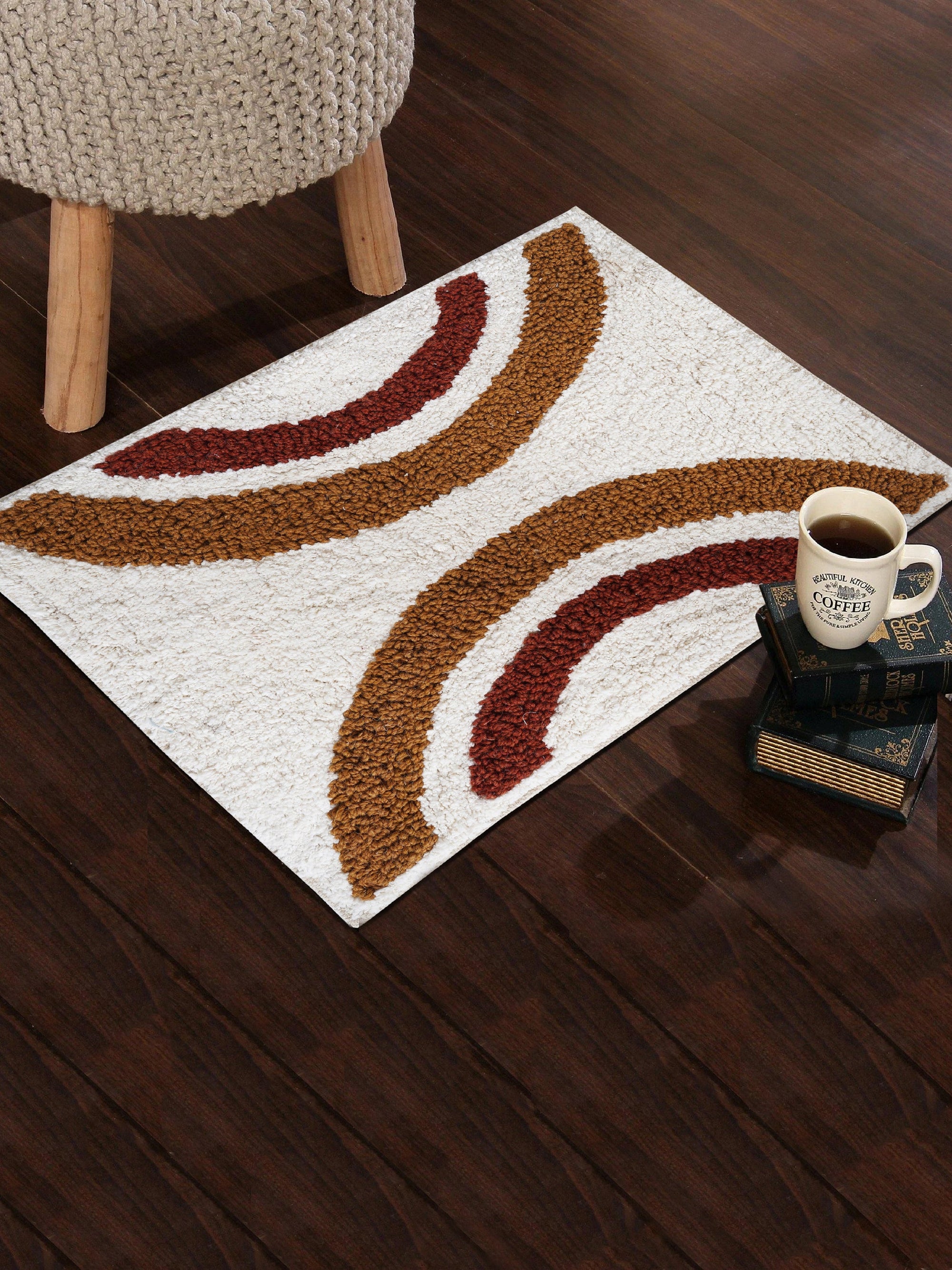 Two Arch Tufted Bath Rug