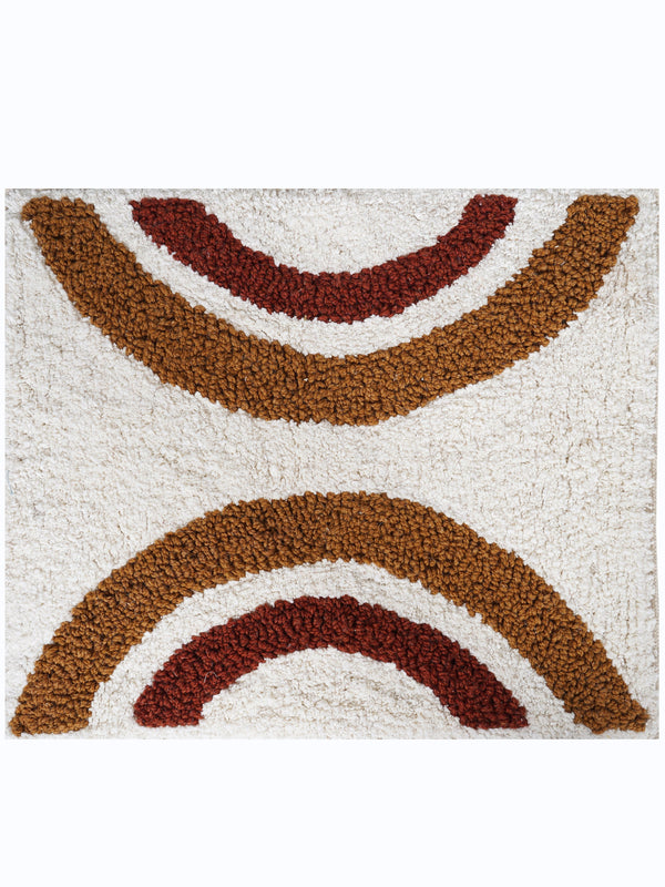 Two Arch Tufted Bath Rug
