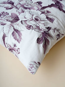 Cushion Cover - Victorian Floral Embroidered