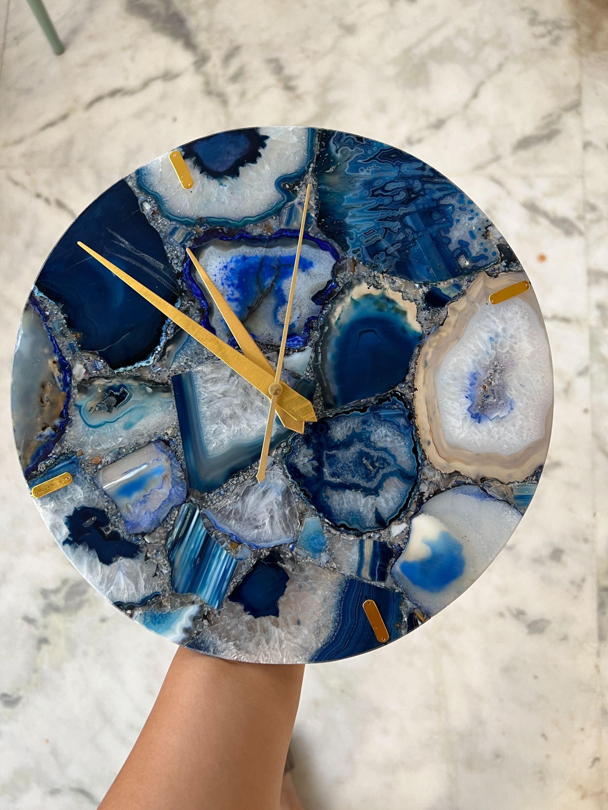 Wall Clock Blue