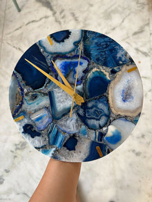 Wall Clock Blue