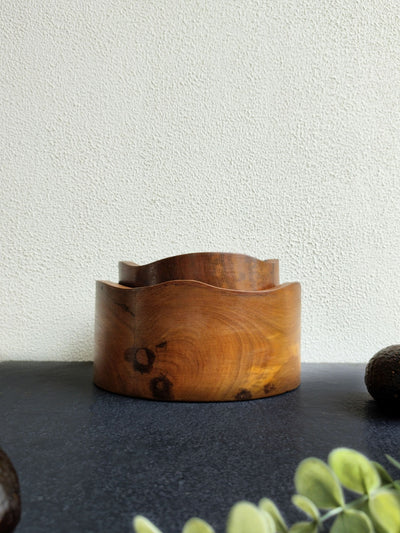 Wooden Wave Bowl