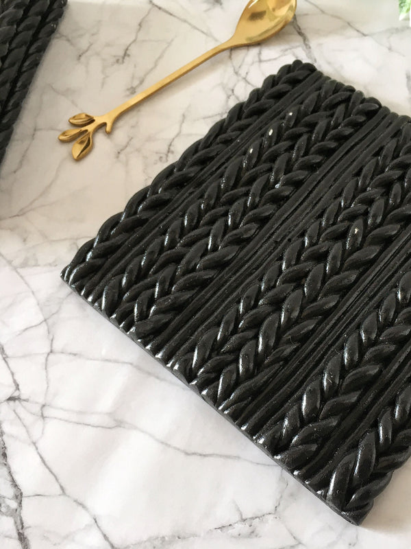 Concrete Weave Coasters