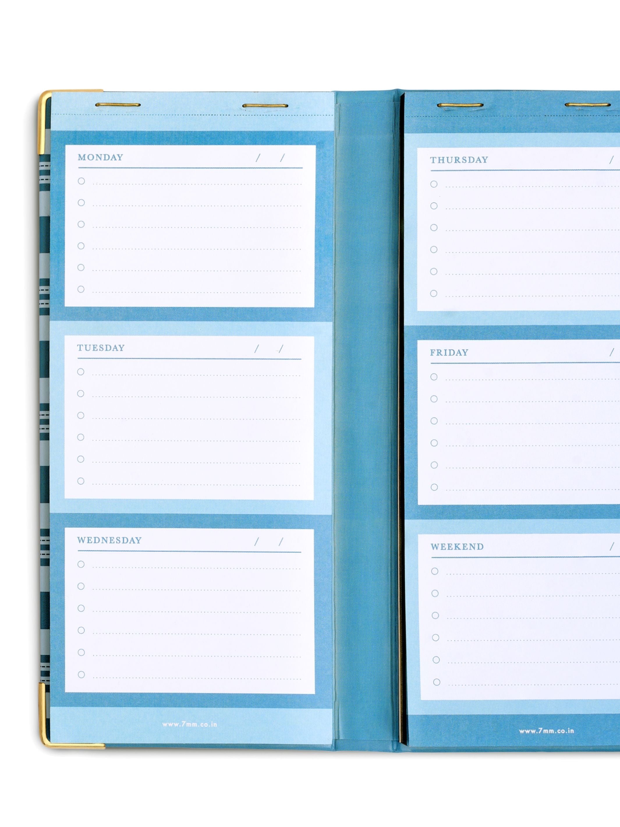 Weekly Planner Monday Blues