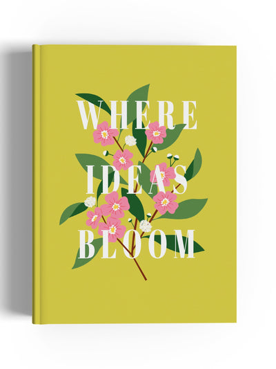 Where Ideas Bloom A5 Notebook