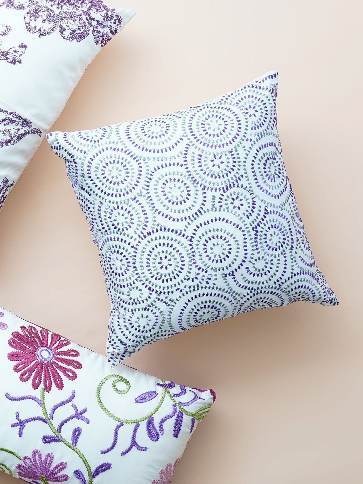 Cushion Cover - Whirl Wind Embrioded