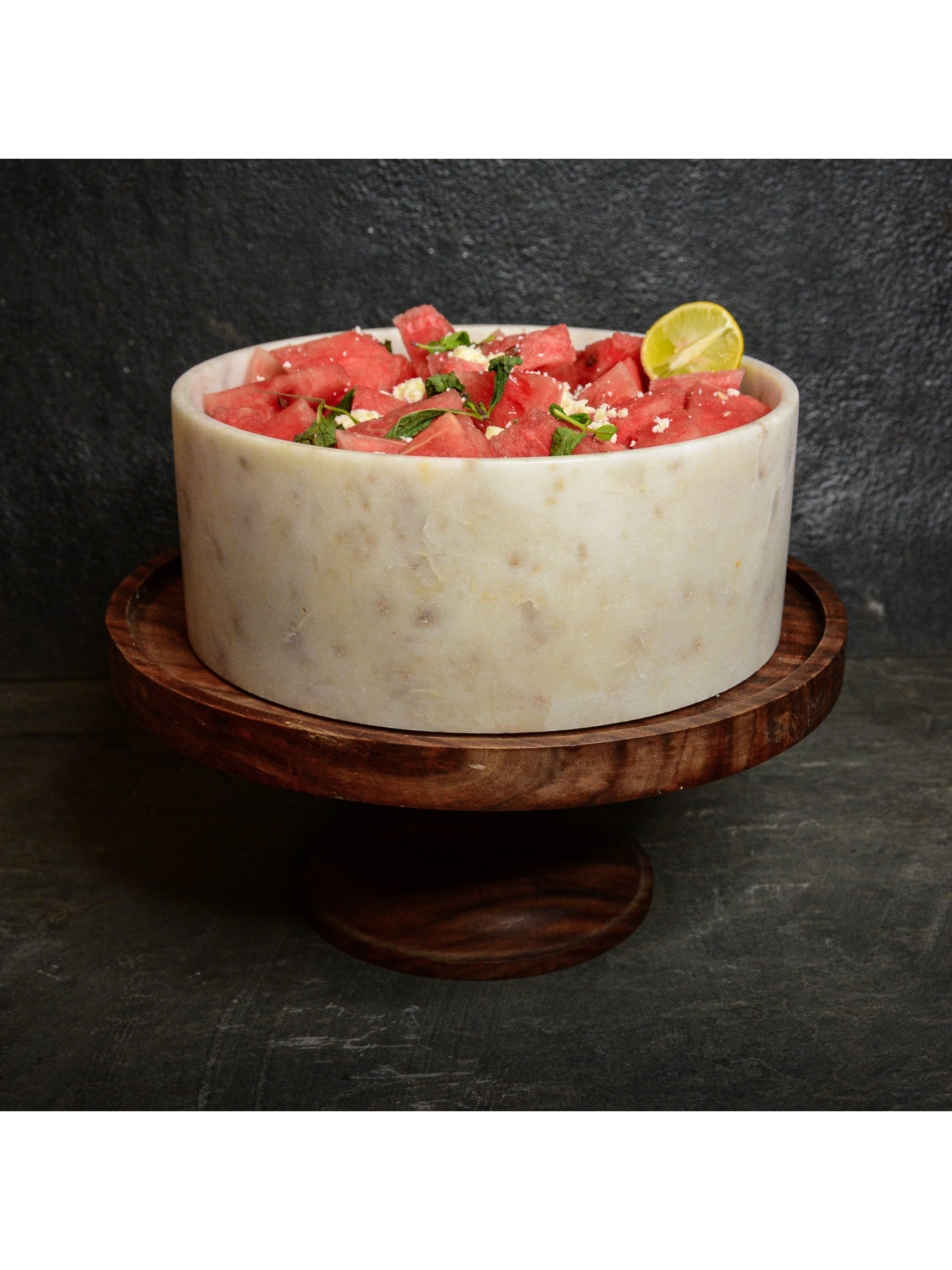 White Marble Big Bowl - Product Image 