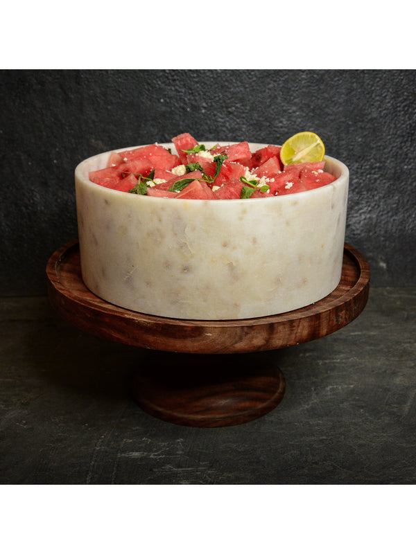 White Marble Big Bowl