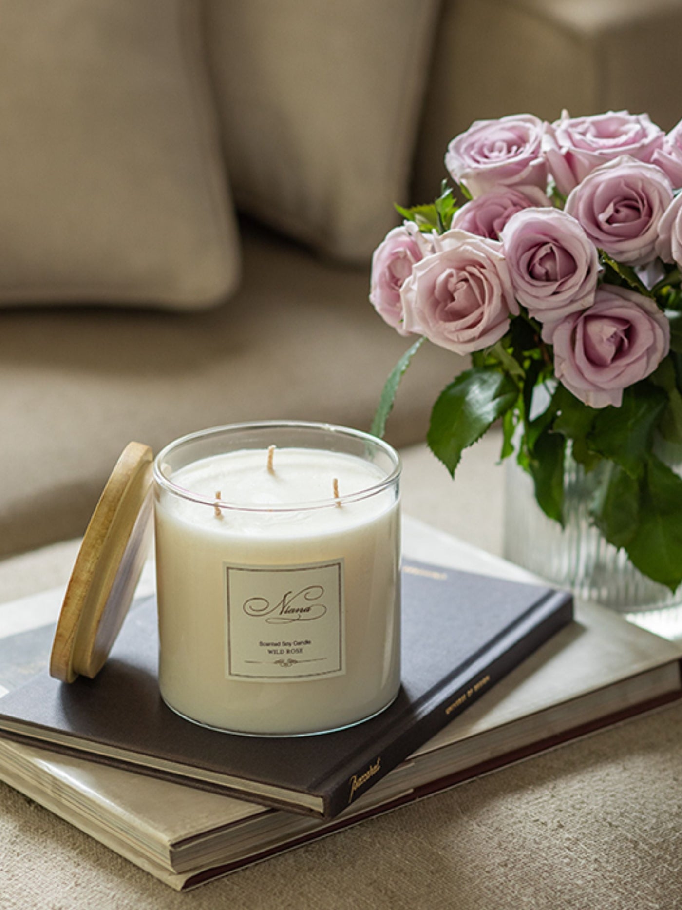 Wild Rose Deluxe Candle