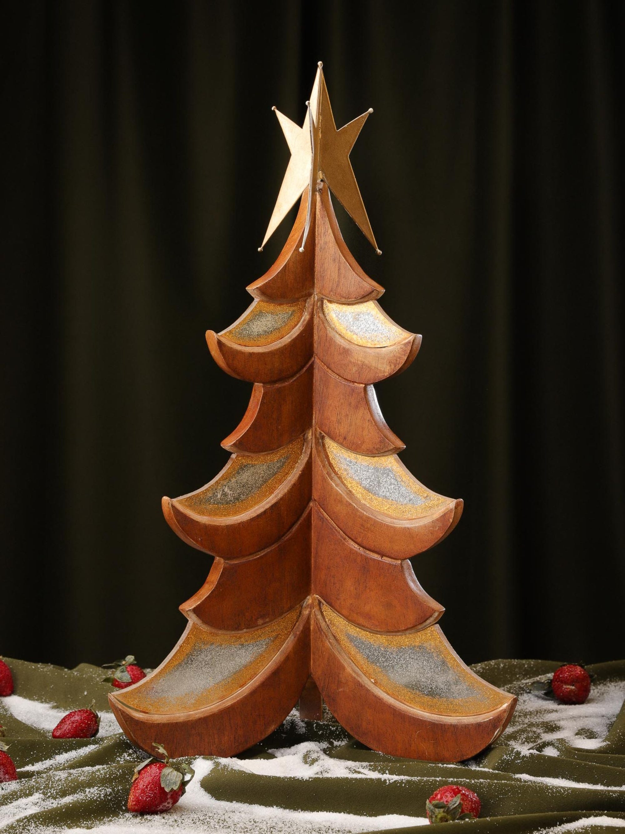 Wood & Acrylic Xmas Tree