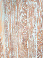 Vintage Hand Carved Wood Bench