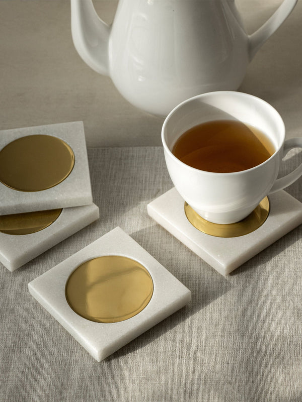 Marble Yang Coasters