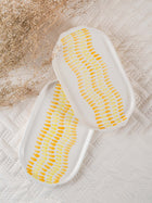 Yellow Speckle Ceramic platter