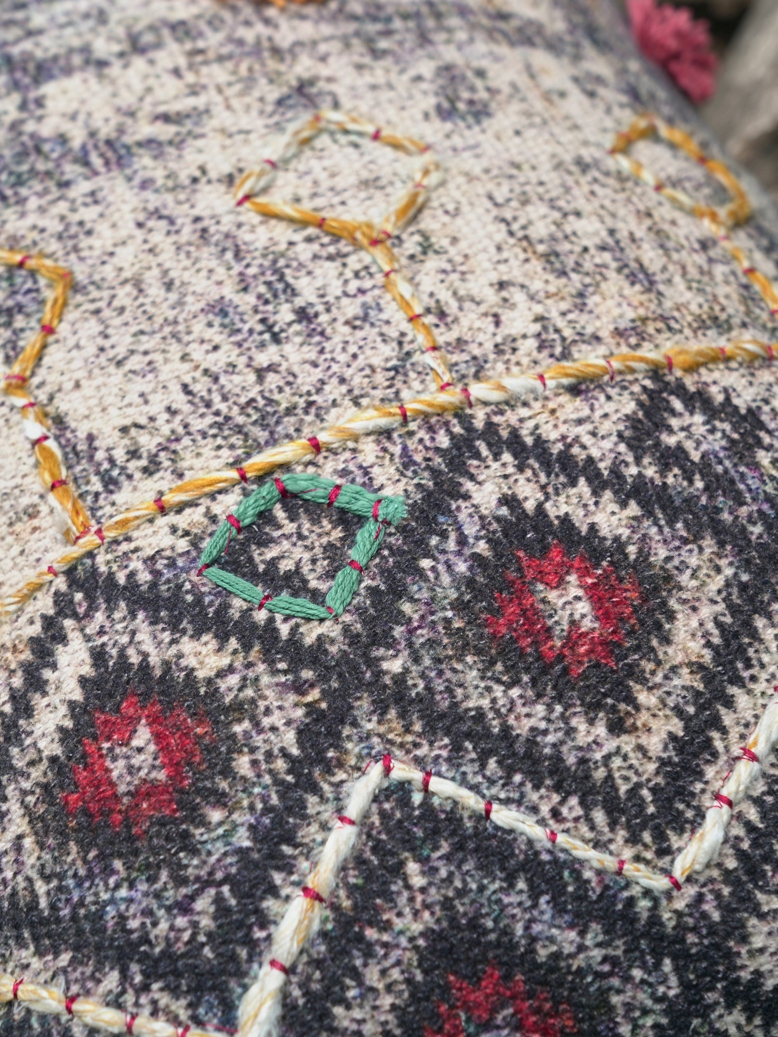 Yildiz Embroidered Pillow Cover